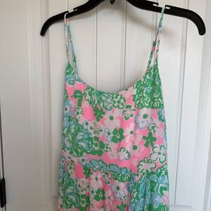 Lilly Pulitzer Teresa Maxi Dress in Pink & Green